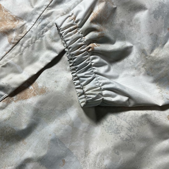 The North Face Women’s Printed Antora Parka Apricot Ice Canyon Camo 3X Raincoat - Picture 10 of 15